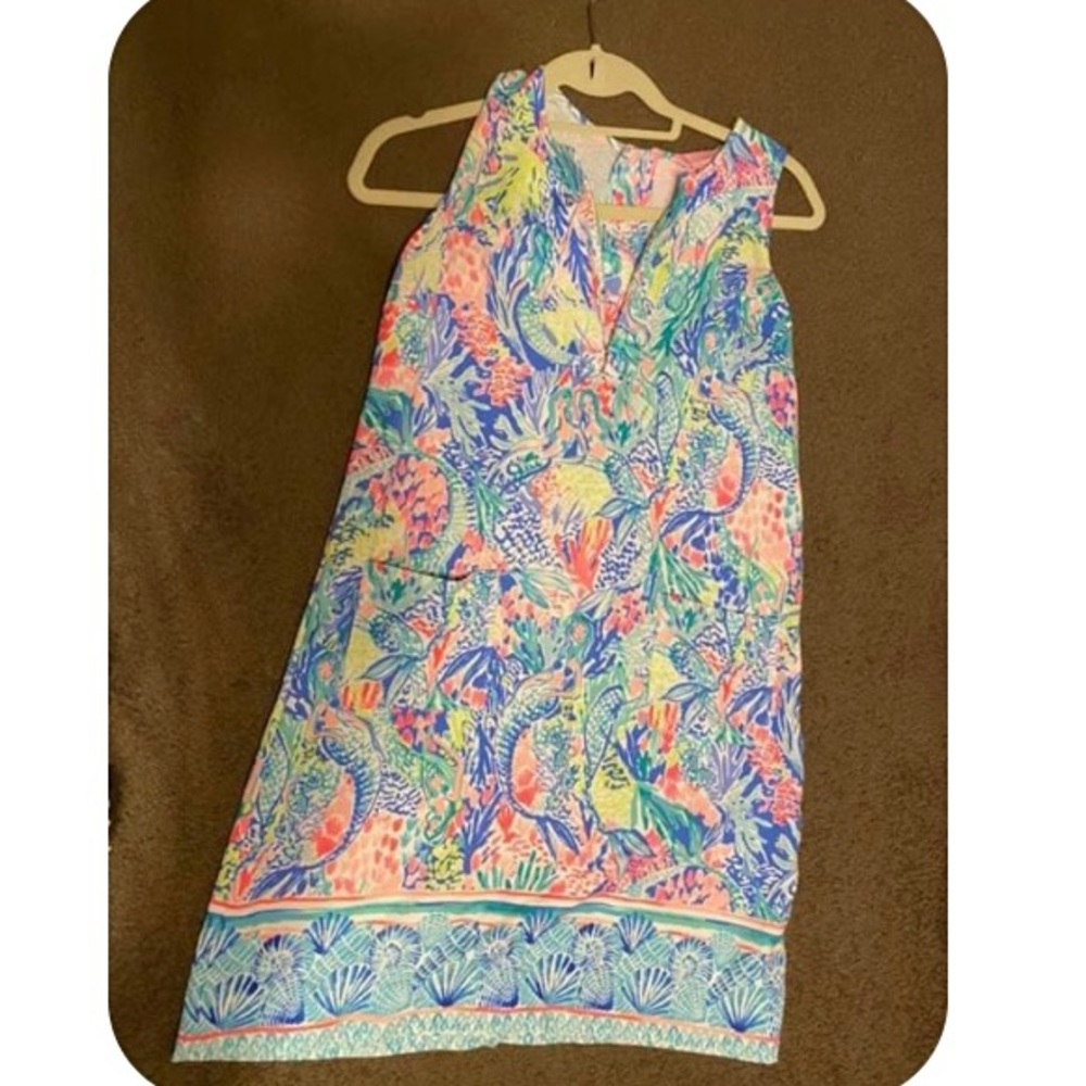 Lilly Pulitzer mermaid cove kelby shift 00